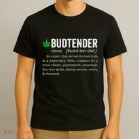 Marijuana Budtender Definition Funny 420 Cannabis T-Shirt thumb 3