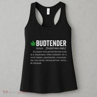 Marijuana Budtender Definition Funny 420 Cannabis Women's Tank Top thumb 3