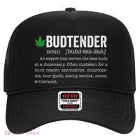 Marijuana Budtender Definition Funny 420 Cannabis Hat thumb 0