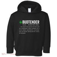 Marijuana Budtender Definition Funny 420 Cannabis Toddler Hoodie thumb 0