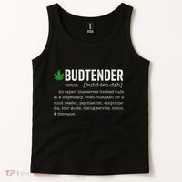 Marijuana Budtender Definition Funny 420 Cannabis Tank Top thumb 2