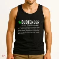 Marijuana Budtender Definition Funny 420 Cannabis Tank Top thumb 3