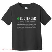 Marijuana Budtender Definition Funny 420 Cannabis Toddler T-Shirt thumb 0