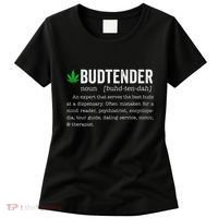 Marijuana Budtender Definition Funny 420 Cannabis Women's T-Shirt thumb 0