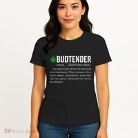 Marijuana Budtender Definition Funny 420 Cannabis Women's T-Shirt thumb 4
