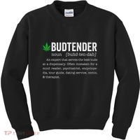 Marijuana Budtender Definition Funny 420 Cannabis Kids Sweatshirt thumb 0