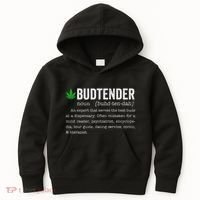 Marijuana Budtender Definition Funny 420 Cannabis Kids Hoodie thumb 0