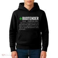 Marijuana Budtender Definition Funny 420 Cannabis Kids Hoodie thumb 4