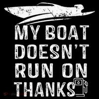 My Boat Doesn't Run On Thanks Boating Funny Boat Owners Women's Hoodie thumb 2