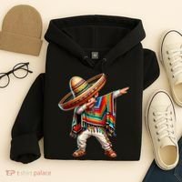 Mexican Boy Dabbing Poncho Cinco De Mayo T Hoodie thumb 4