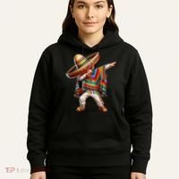Mexican Boy Dabbing Poncho Cinco De Mayo T Hoodie thumb 5