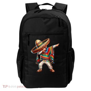 Mexican Boy Dabbing Poncho Cinco De Mayo T Backpack