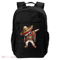 Mexican Boy Dabbing Poncho Cinco De Mayo T Backpack thumb 0