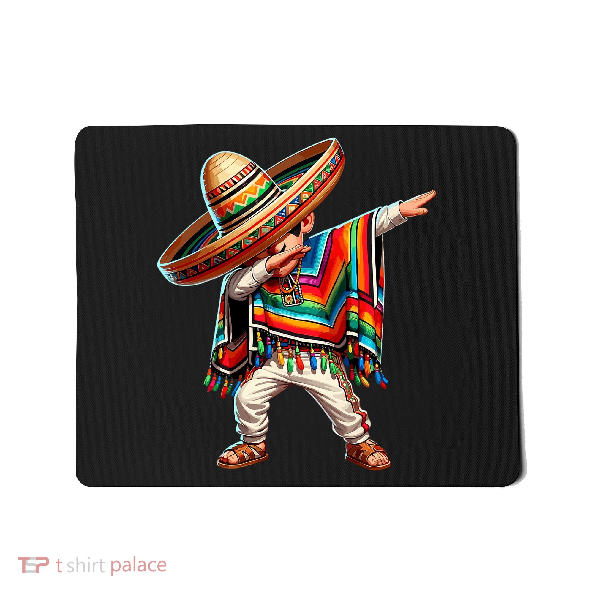 Mexican Boy Dabbing Poncho Cinco De Mayo T Mousepad