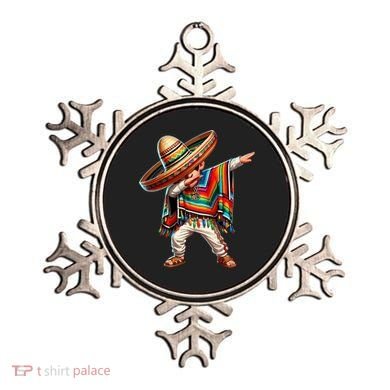 Mexican Boy Dabbing Poncho Cinco De Mayo T Ornament