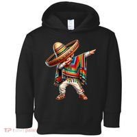 Mexican Boy Dabbing Poncho Cinco De Mayo T Toddler Hoodie thumb 0