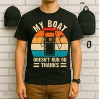 My Boat Doesn't Run On Thanks Funny Boating T-Shirt thumb 6