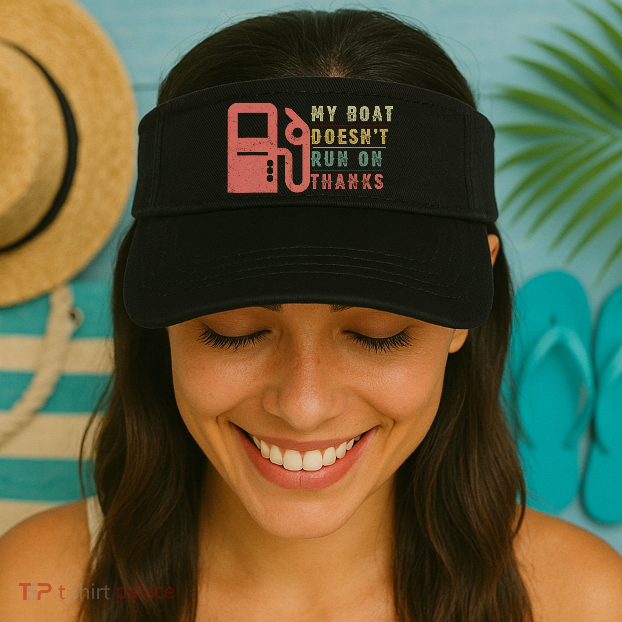 My Boat Doesnt Run On Thanks Boating Gifts For Boat Owners Visor