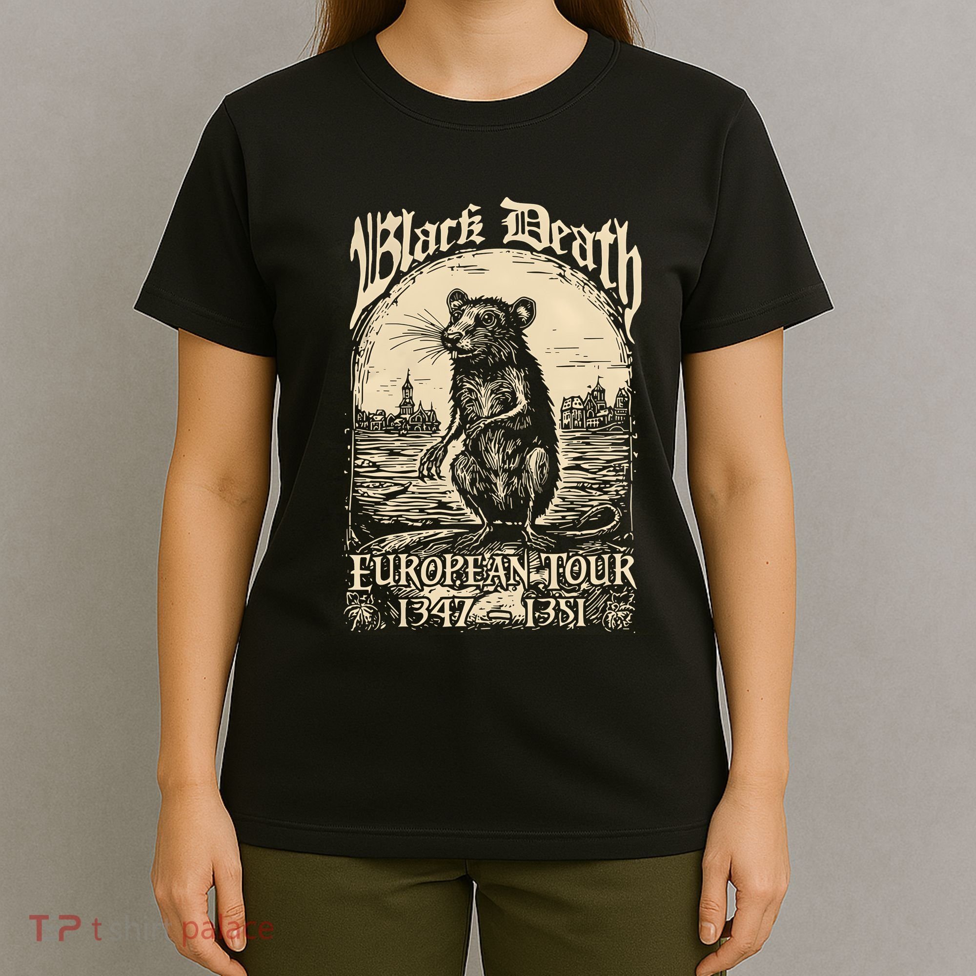 Mouse Black Death European 1347 1351 T-Shirt