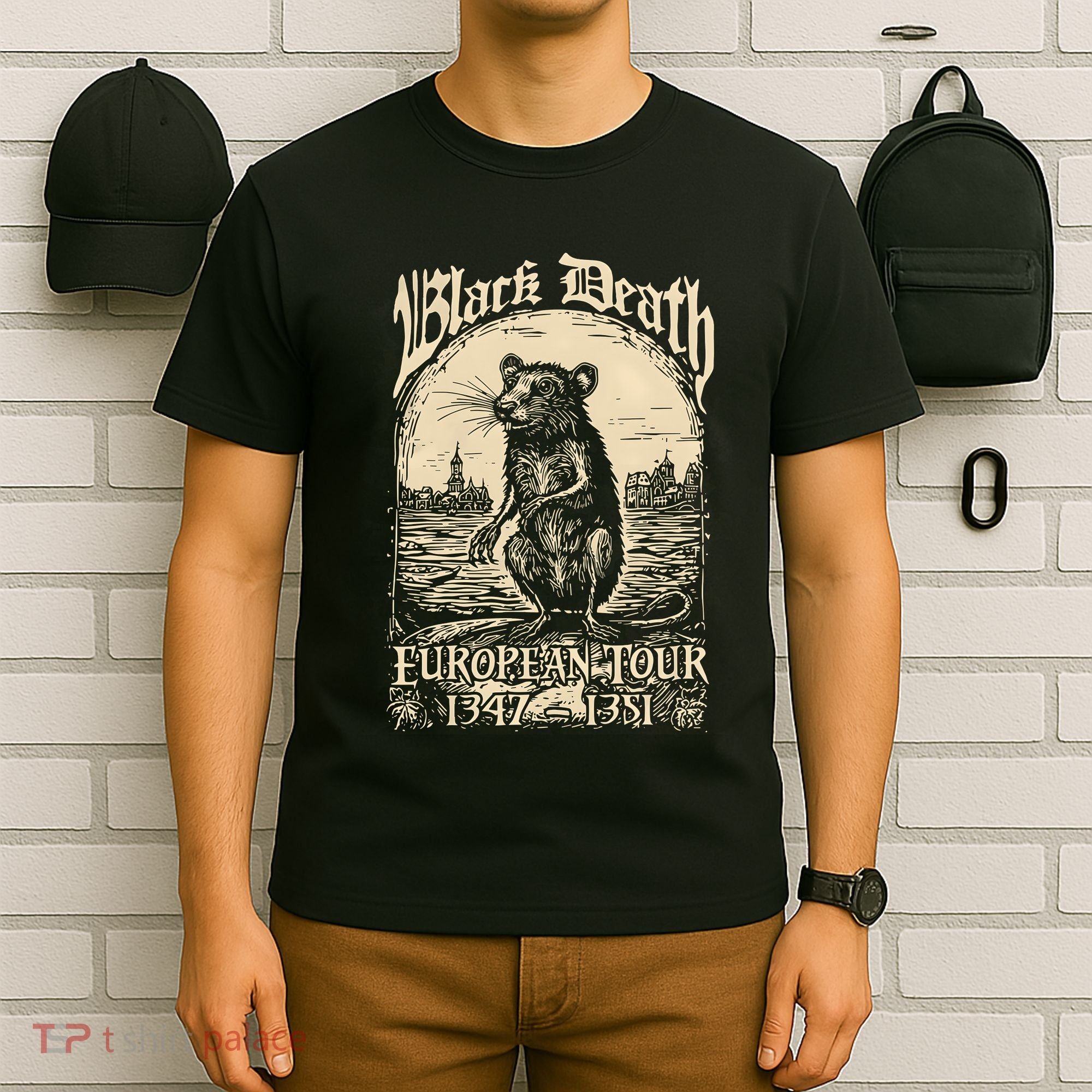 Mouse Black Death European 1347 1351 T-Shirt