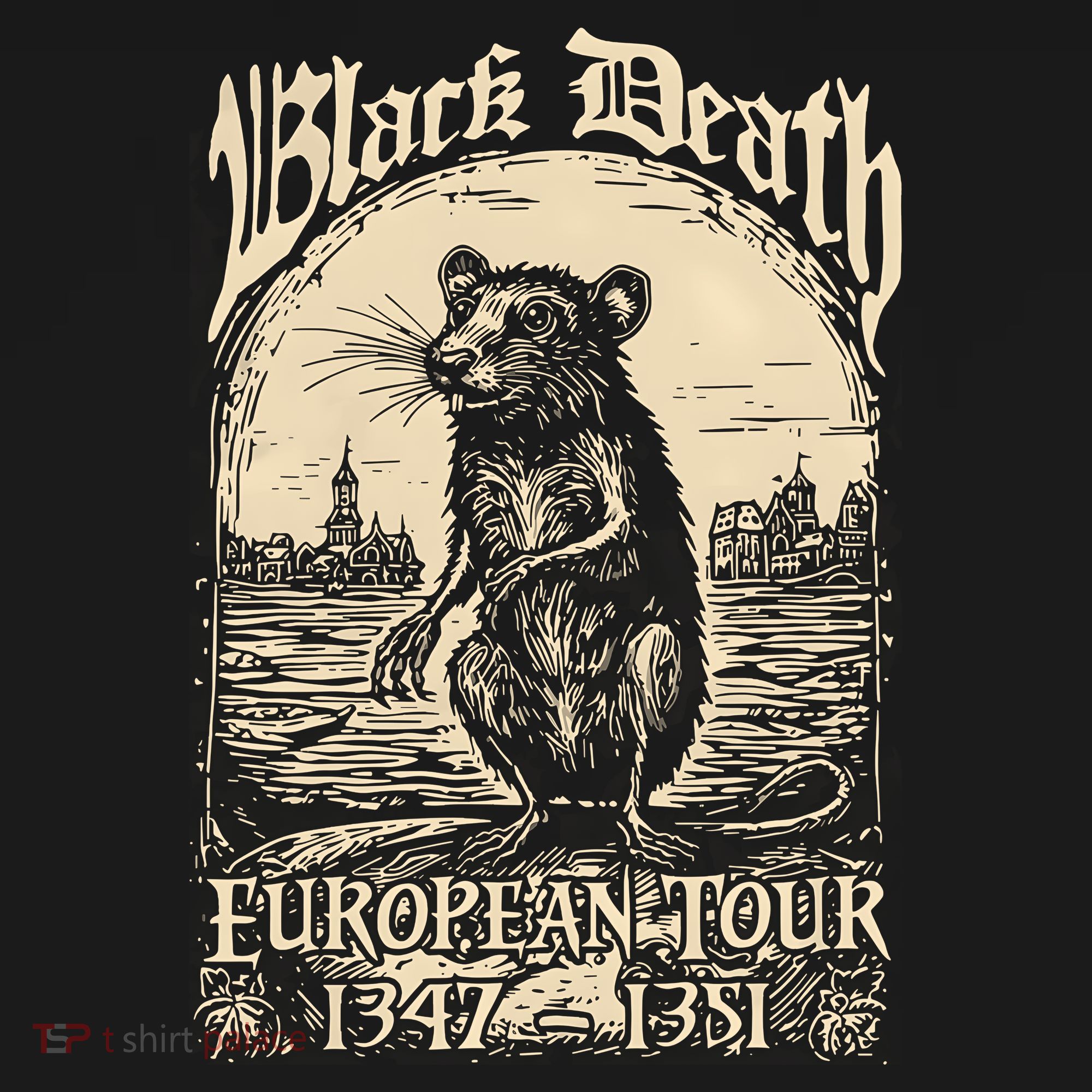 Mouse Black Death European 1347 1351 Women's Hoodie