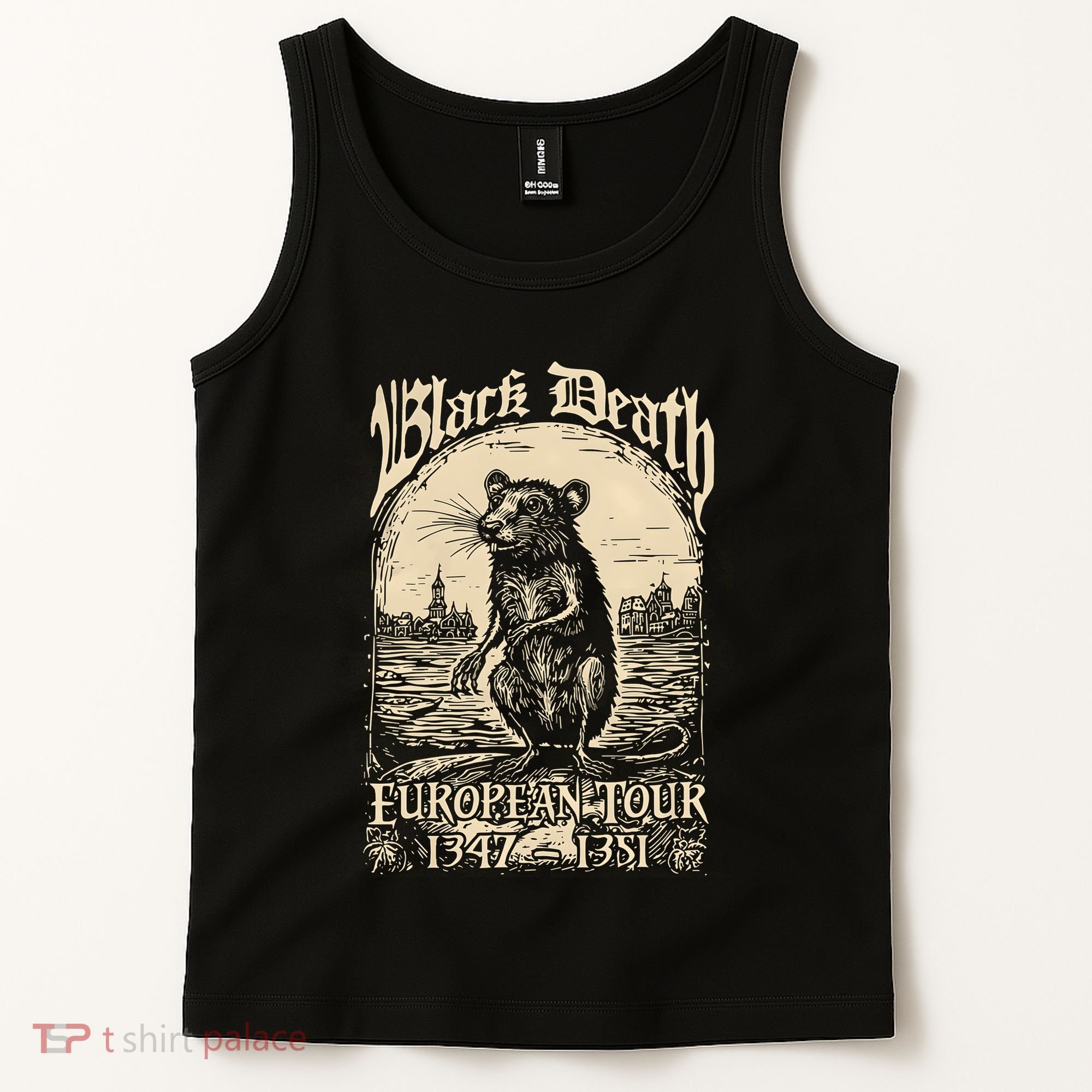 Mouse Black Death European 1347 1351 Tank Top