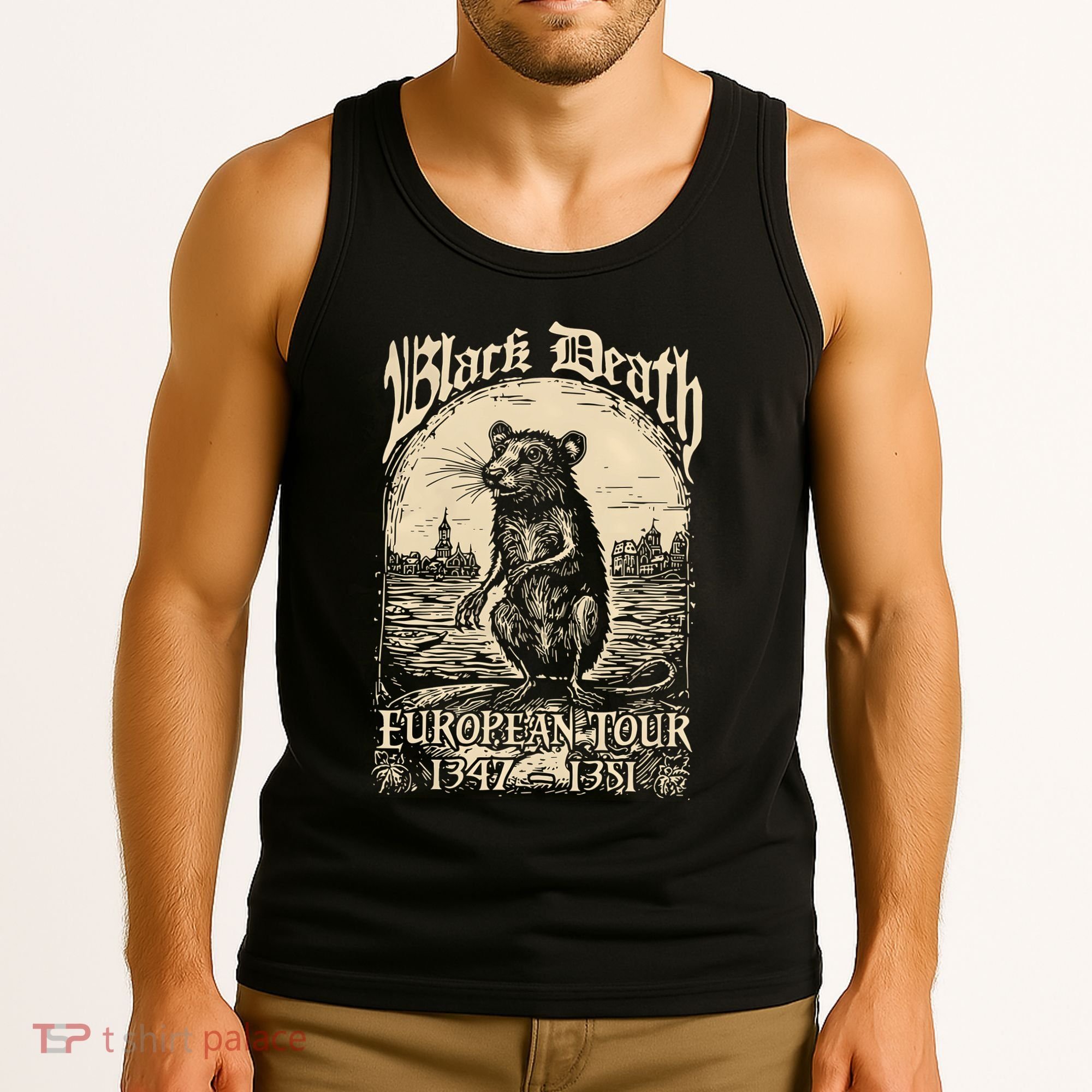 Mouse Black Death European 1347 1351 Tank Top