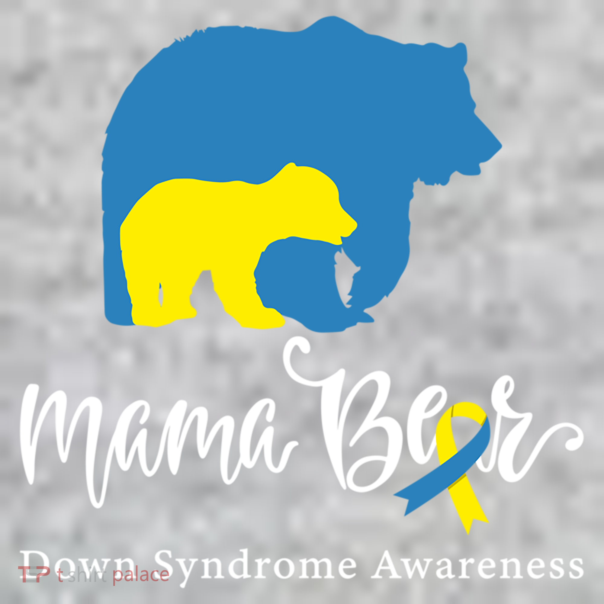 Mama Bear, Down Syndrome Awareness For Mom The Baniff Cuffed Pom Beanie