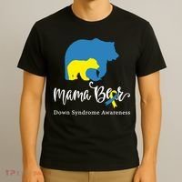 Mama Bear, Down Syndrome Awareness For Mom T-Shirt thumb 3