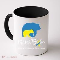 Mama Bear, Down Syndrome Awareness For Mom Coffee Mug thumb 0