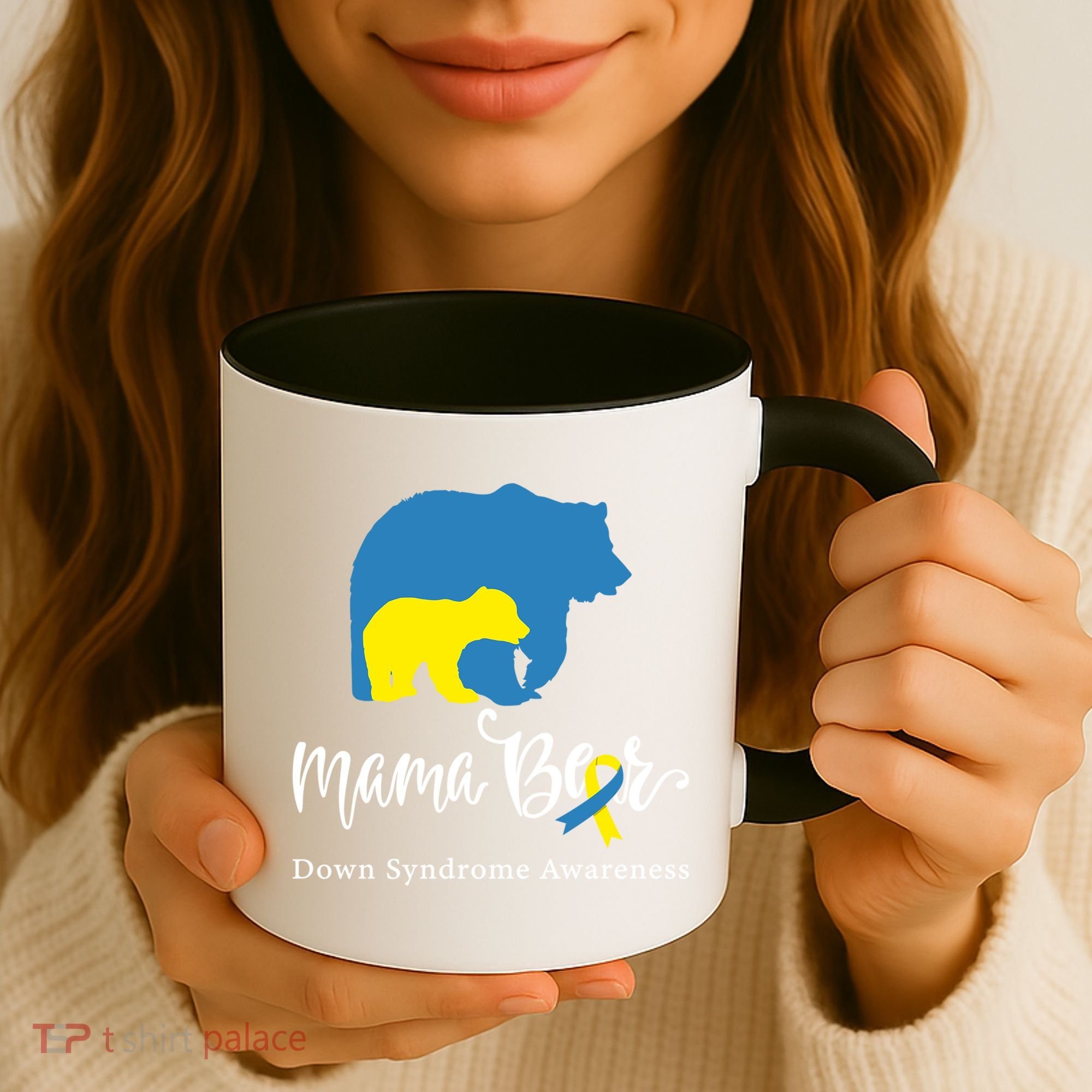 Mama Bear, Down Syndrome Awareness For Mom Coffee Mug