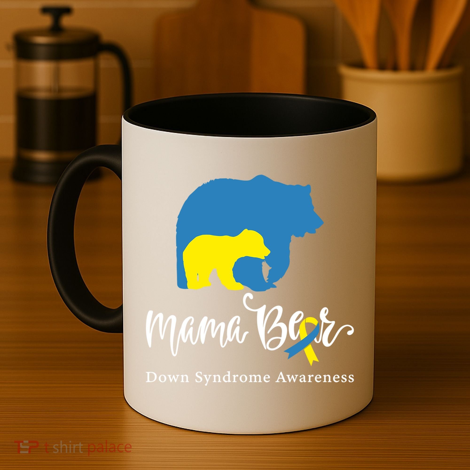 Mama Bear, Down Syndrome Awareness For Mom Coffee Mug