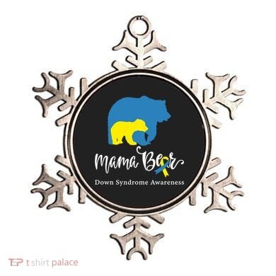 Mama Bear, Down Syndrome Awareness For Mom Ornament