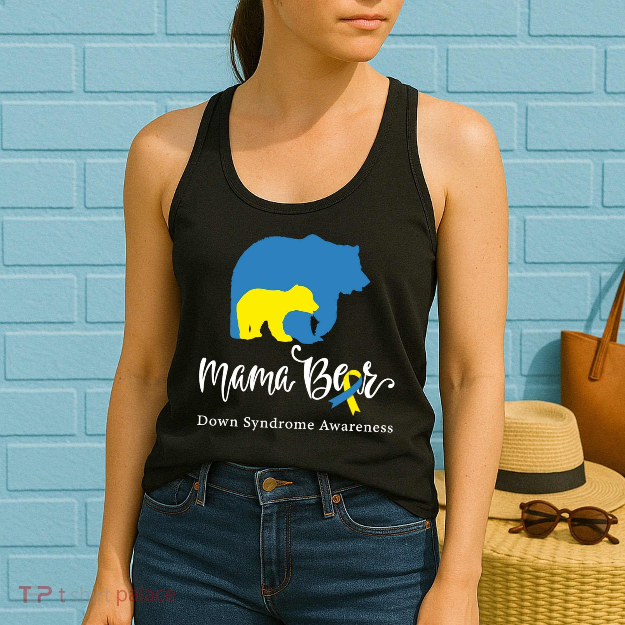 Mama Bear, Down Syndrome Awareness For Mom Women's Tank Top
