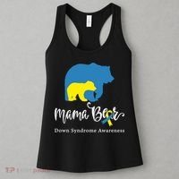 Mama Bear, Down Syndrome Awareness For Mom Women's Tank Top thumb 3