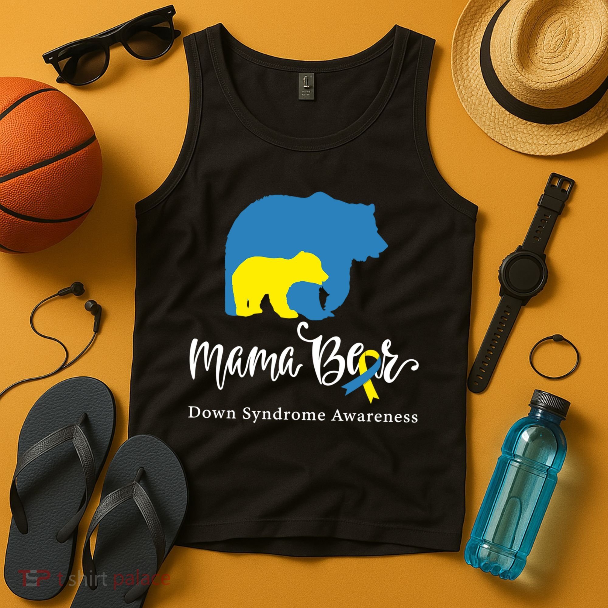 Mama Bear, Down Syndrome Awareness For Mom Tank Top