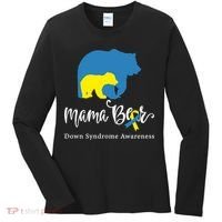 Mama Bear, Down Syndrome Awareness For Mom Women's Long Sleeve Shirt thumb 0