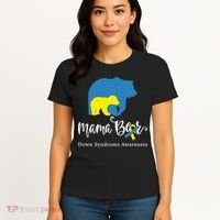 Mama Bear, Down Syndrome Awareness For Mom Women's T-Shirt thumb 4