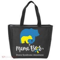 Mama Bear, Down Syndrome Awareness For Mom Tote Bag thumb 0