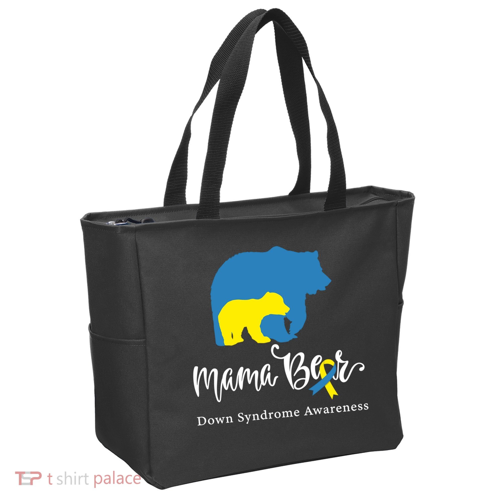Mama Bear, Down Syndrome Awareness For Mom Tote Bag