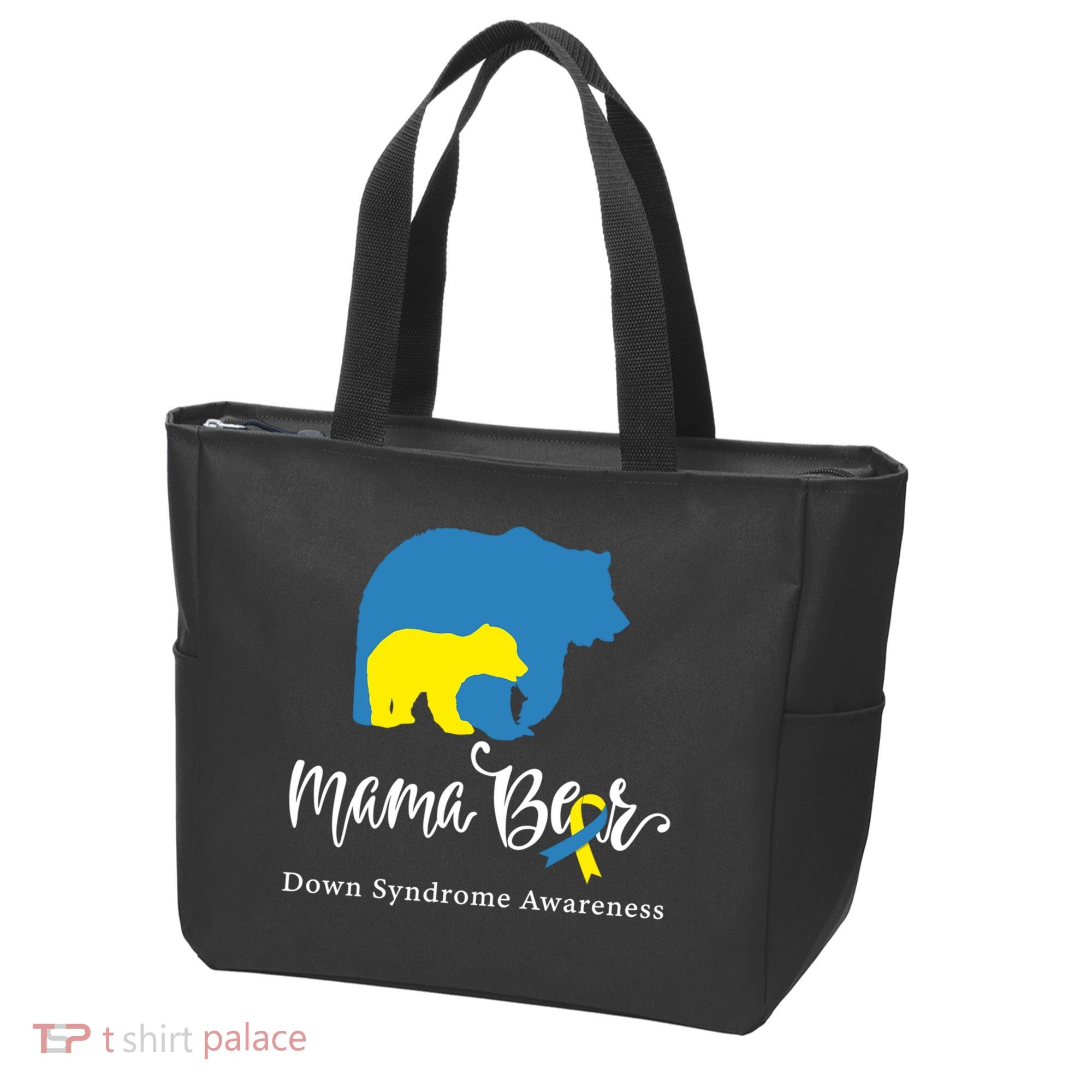 Mama Bear, Down Syndrome Awareness For Mom Tote Bag