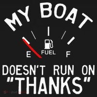 My Boat Doesnt Run On THANKS Funny Boating Bucket Hat thumb 4