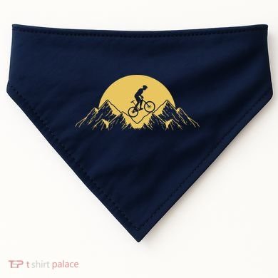 Mountain Bike Downhill USA-Made Doggie Bandana