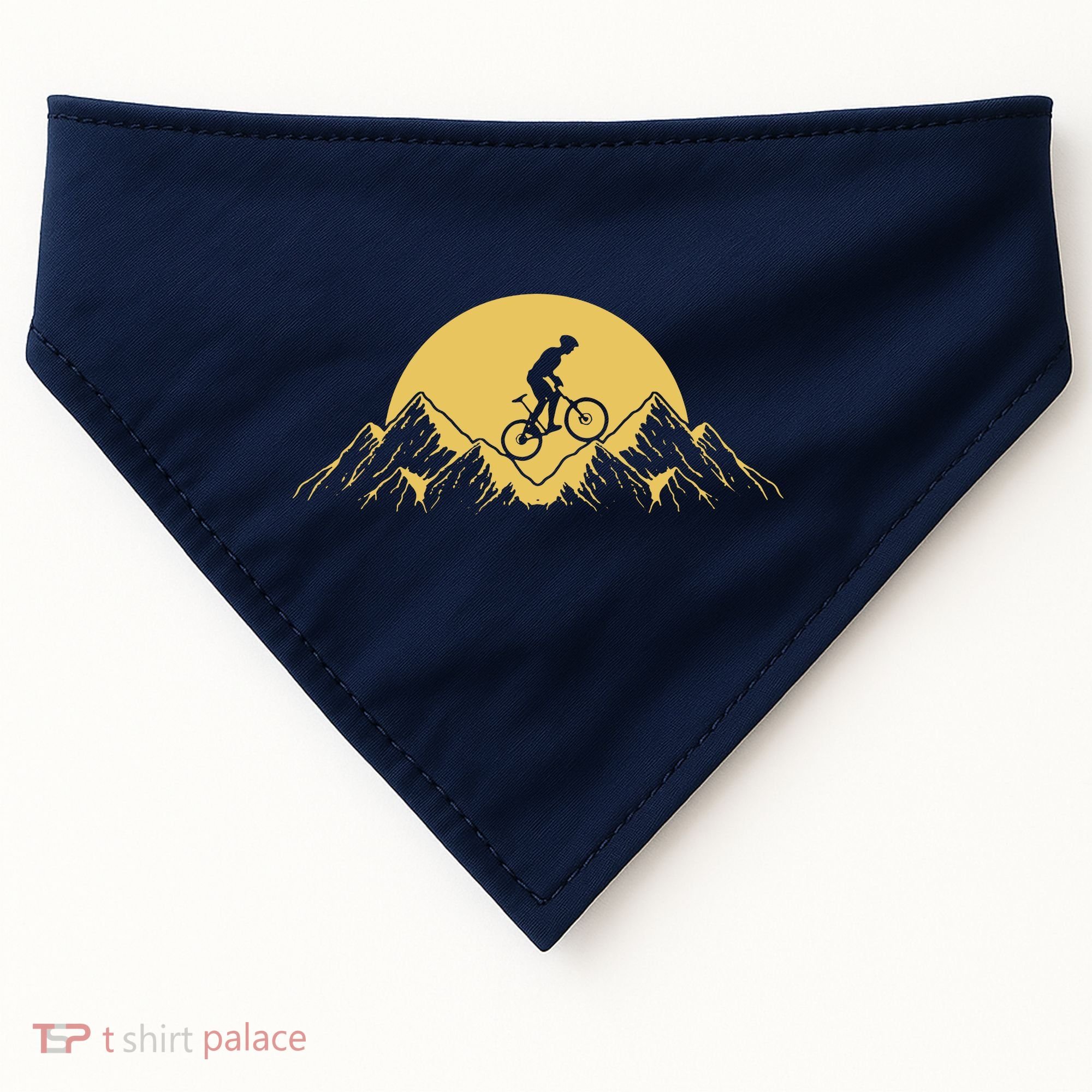 Mountain Bike Downhill USA-Made Doggie Bandana