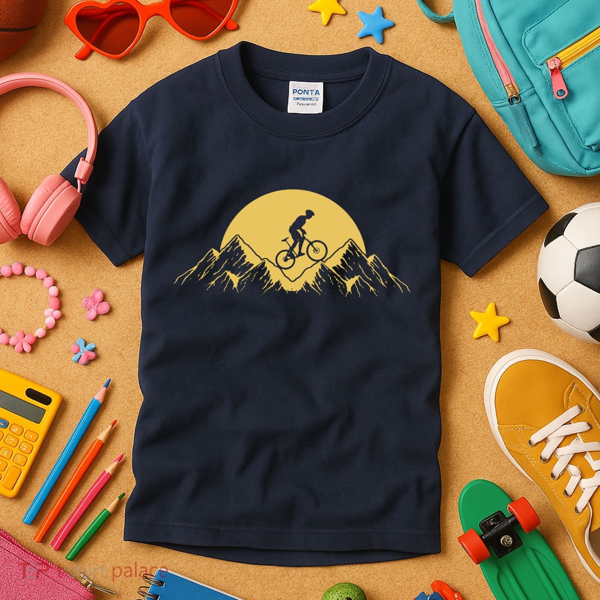 Mountain Bike Downhill Kids T-Shirt