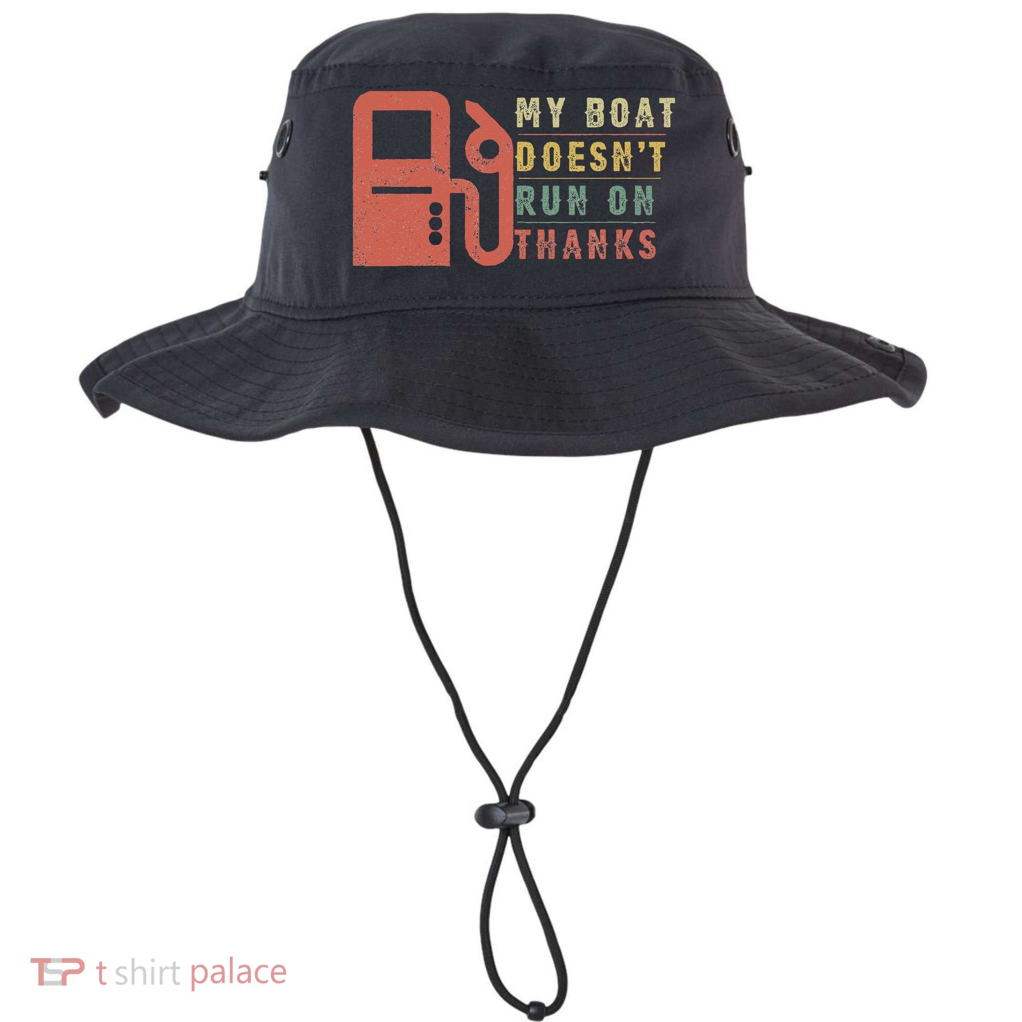 My Boat Doesn_t Run On Thanks Boating Gifts Boat Owners Bucket Hat