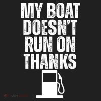 My Boat Doesnt Run On Thanks Golf Towel thumb 3