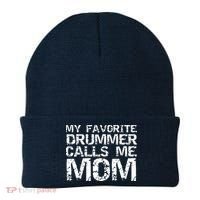 Marching Band Drumline Mom My Favorite Drummer Calls Me Mom Beanie thumb 0