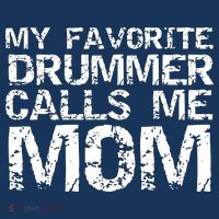 Marching Band Drumline Mom My Favorite Drummer Calls Me Mom Women's Hoodie thumb 2