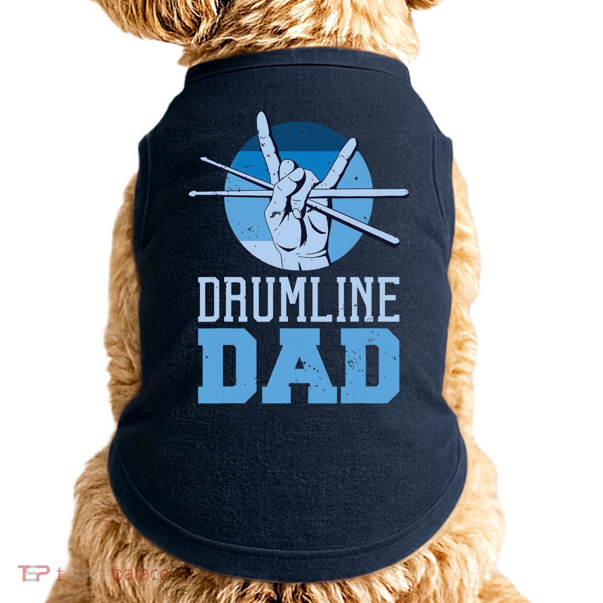 Marching Band Drum Major Drumline Dad Doggie Tank